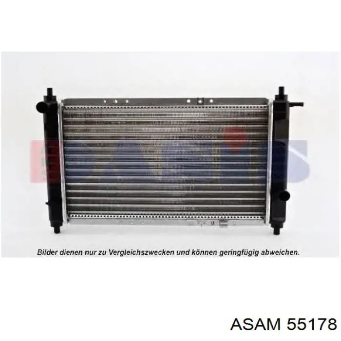 55178 Asam радіатор охолодження двигуна