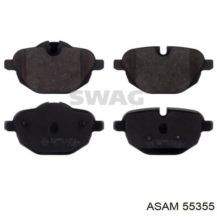 Задні гальмівні колодки Asam 55355 ціна, від 20.91 USD