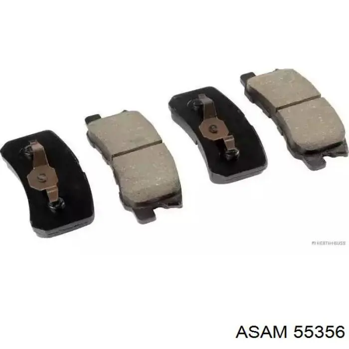 Задні гальмівні колодки Asam 55356 ціна, від 12.24 USD