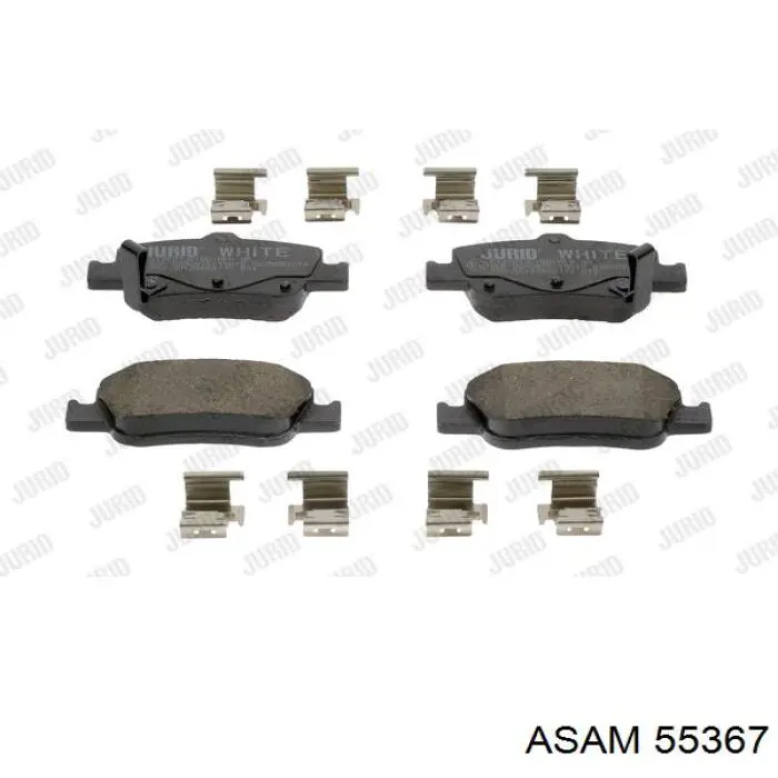 Задні гальмівні колодки Asam 55367 ціна, від 13.12 USD