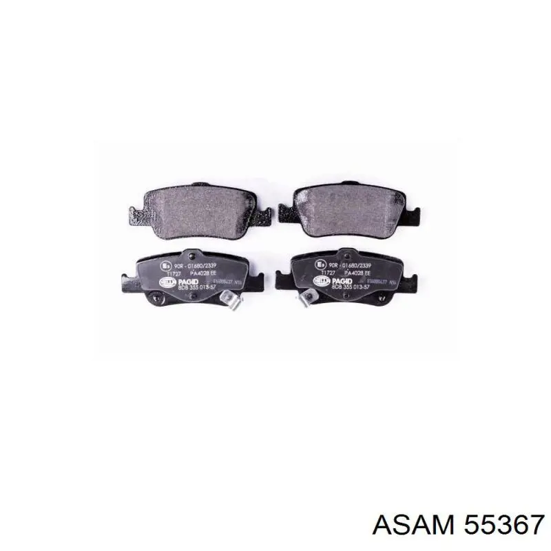 Купити 55367 Asam Задні колодки