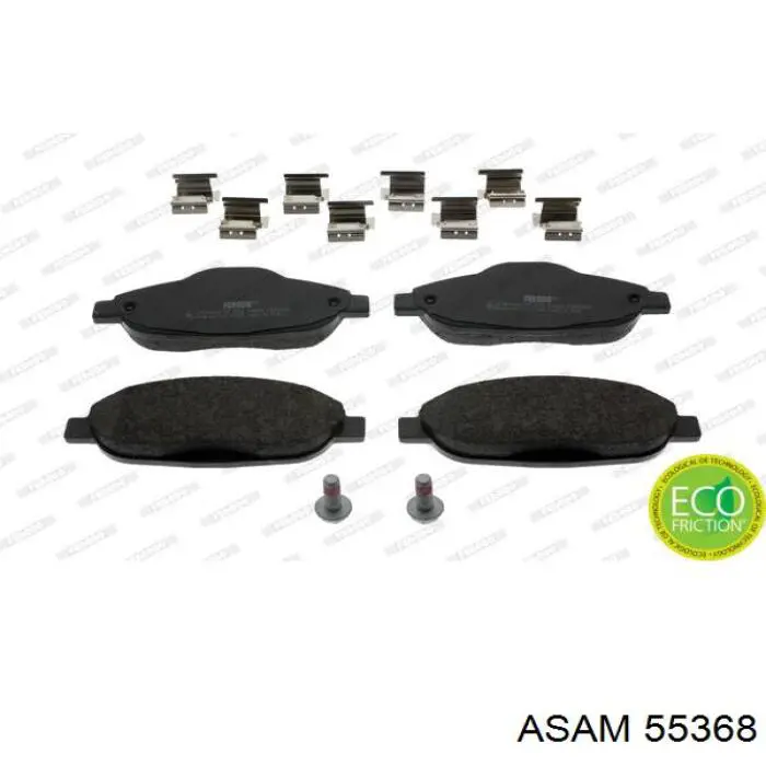 Гальмівні колодки Asam 55368 ціна, від 18.90 USD