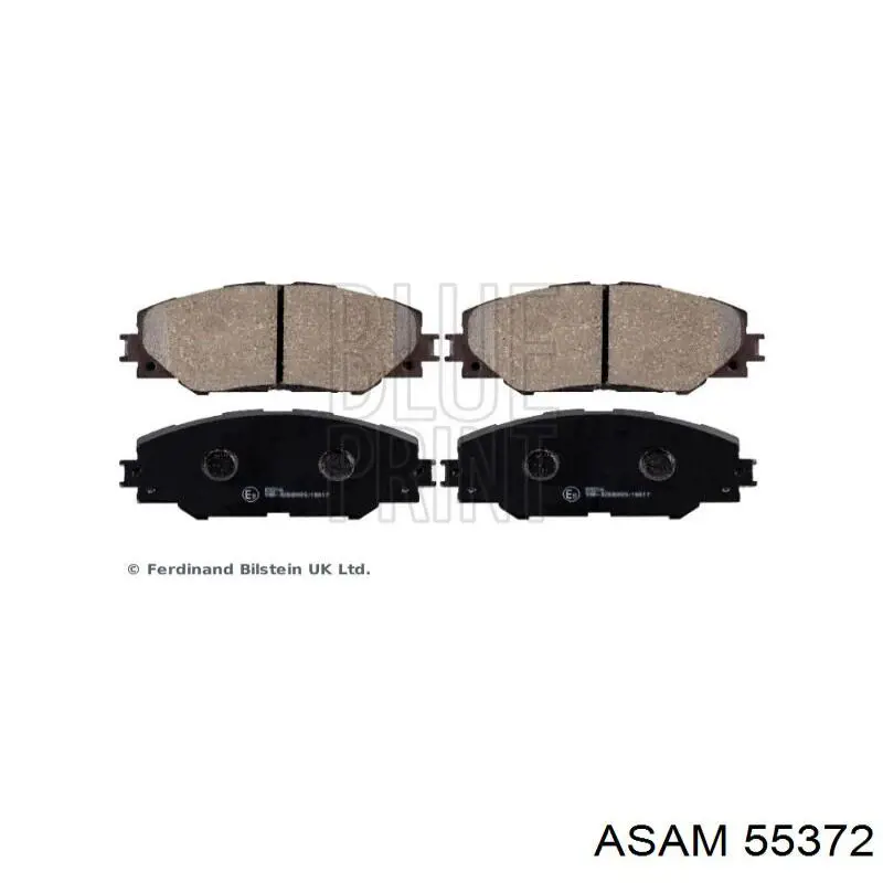 Гальмівні колодки Asam 55372 ціна, від 18.32 USD