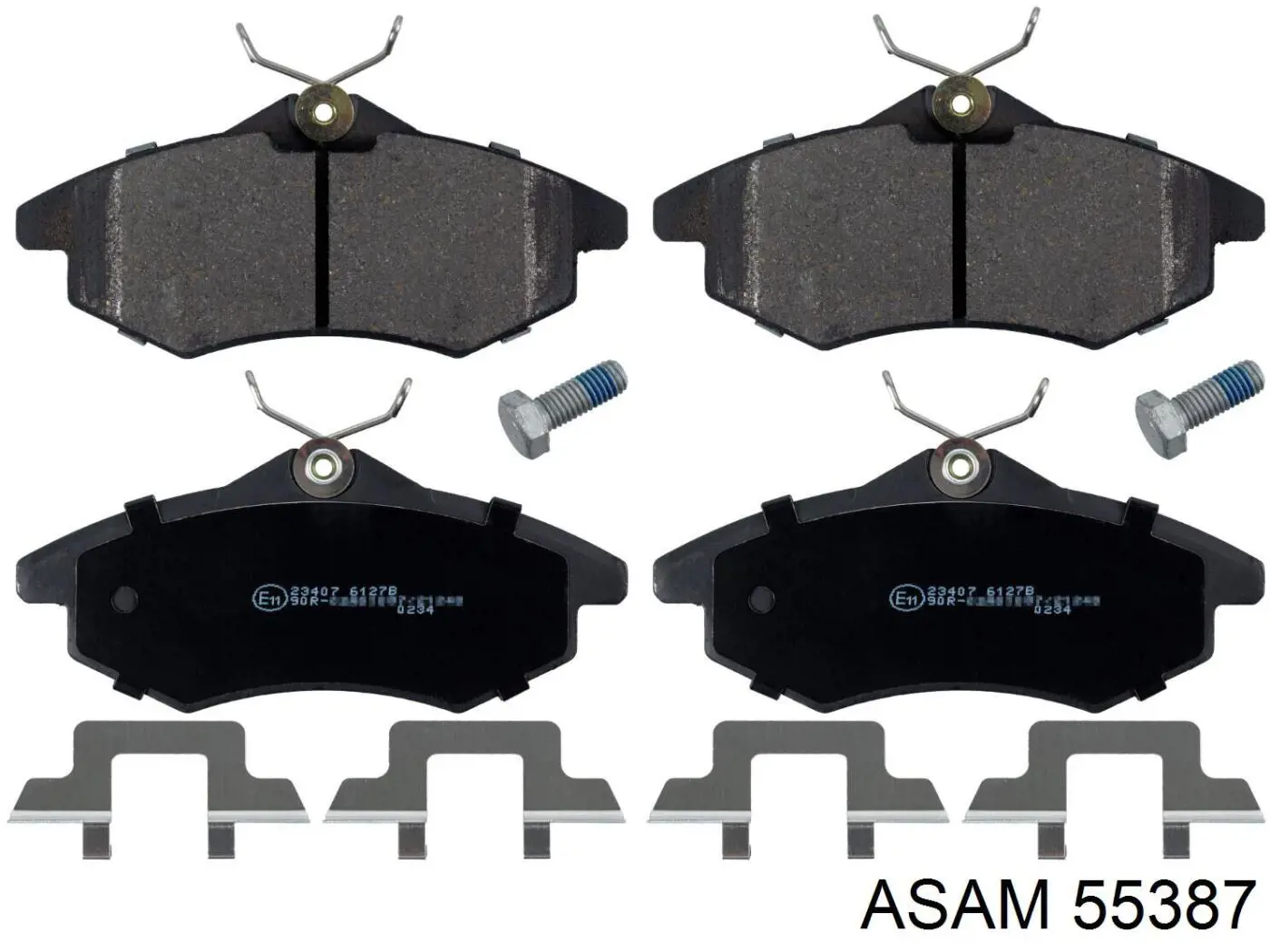 Гальмівні колодки Asam 55387 ціна, від 15.63 USD