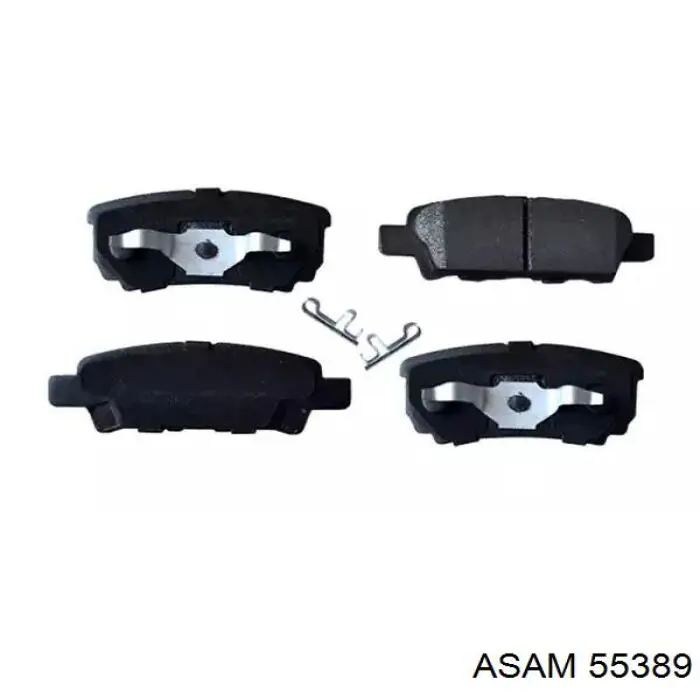 55389 Asam Колодки гальмівні задні, дискові