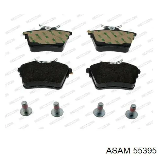 55395 Asam Колодки гальмівні задні, дискові