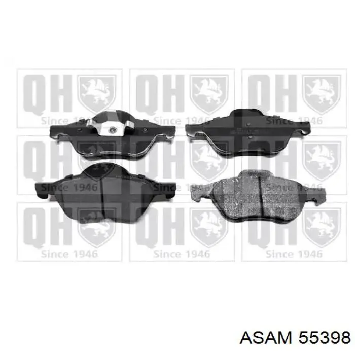 Гальмівні колодки Asam 55398 ціна, від 18.13 USD