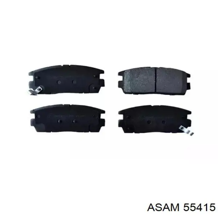 55415 Asam Колодки гальмівні задні, дискові