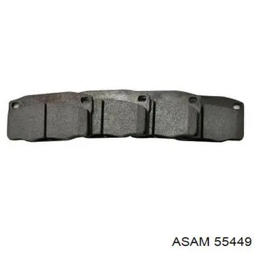 Задні гальмівні колодки 55449 Asam