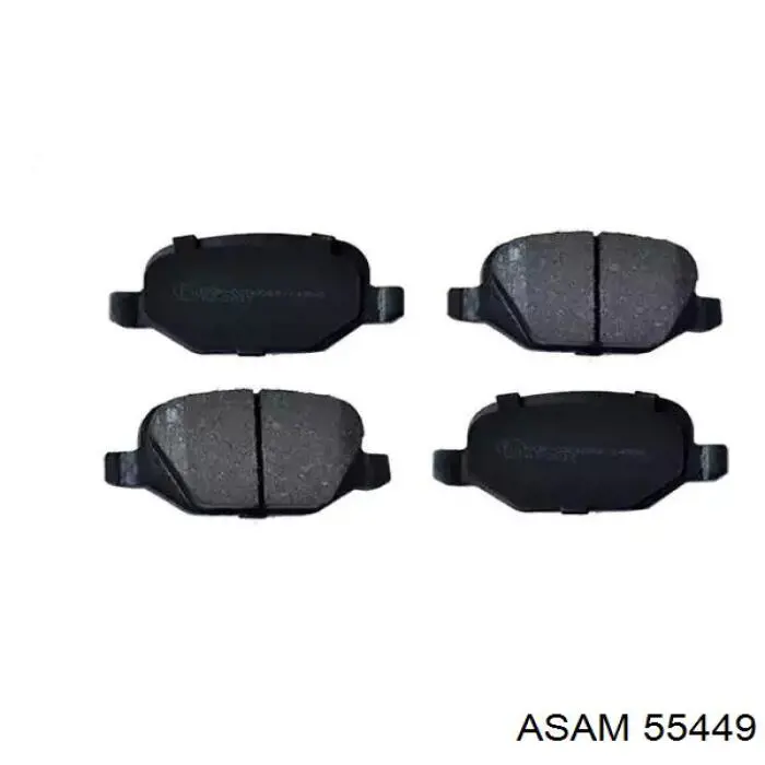 Задні гальмівні колодки Asam 55449 ціна, від 10.83 USD