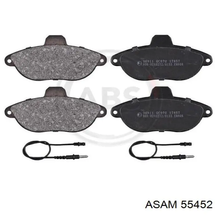 Гальмівні колодки Asam 55452 ціна, від 16.60 USD
