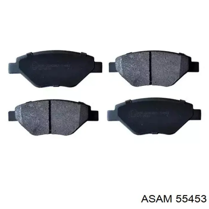 55453 Asam колодки гальмові задні, дискові