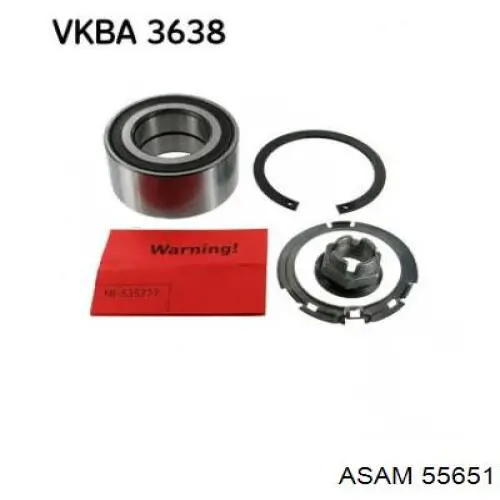 Купити 55651 Asam Підшипник ступиці передньої