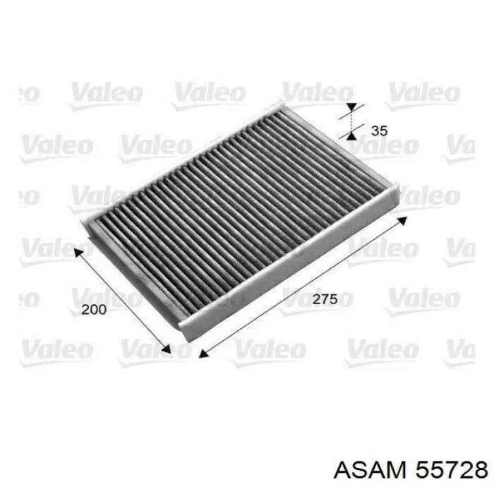 Фільтр повітряний обігрівача Asam 55728 ціна, від 7.73 USD