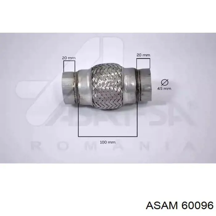 Купити 60096 Asam Гофра до глушника