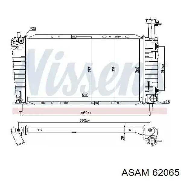 Купити 62065 Asam Гофра до глушника