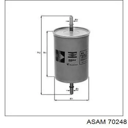 Купити 70248 Asam Фільтр-відстійник палива грубої очистки