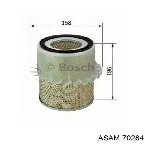 Елемент повітряного фільтра Asam 70284 ціна, від 8.19 USD