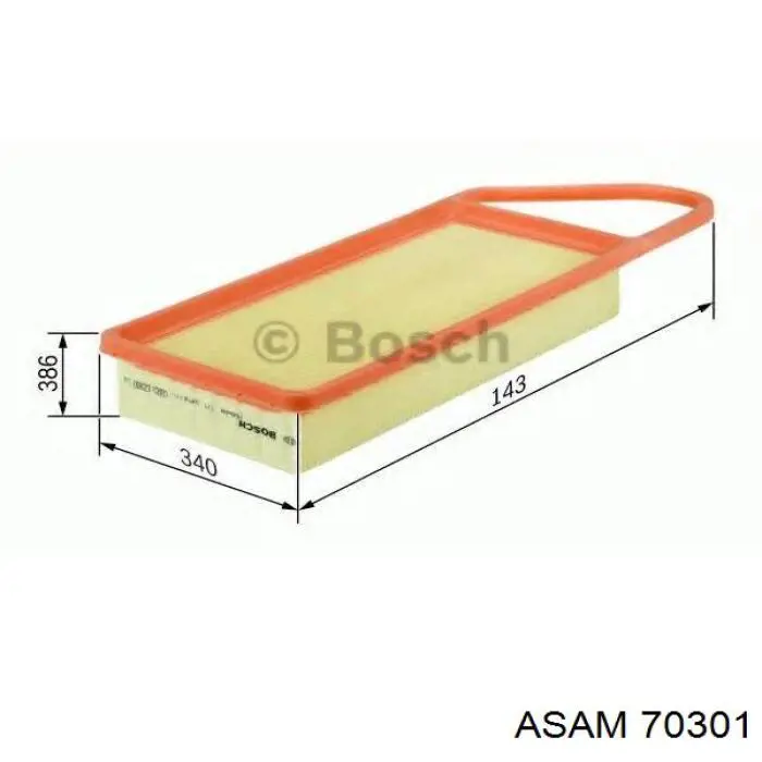 Купити 70301 Asam Автомобільний фільтр повітря