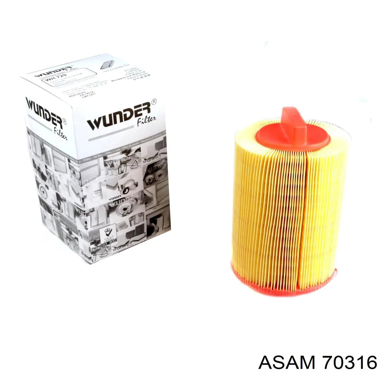 Фільтр повітряний Asam 70316
