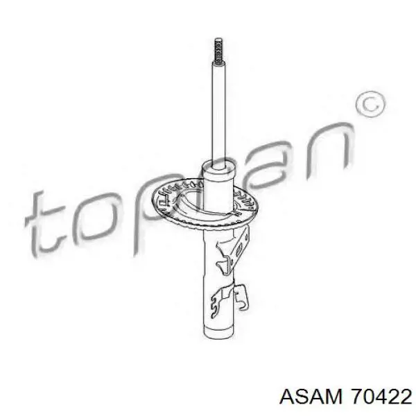 Амортизатори передні Asam 70422