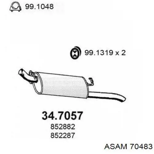 Водяний насос Asam 70483
