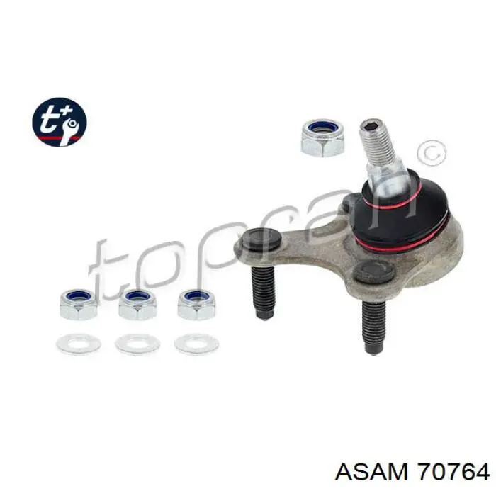 Кульова опора, нижня, права Asam 70764 ціна, від 10.79 USD