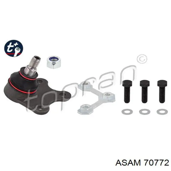 Кульова опора, нижня, ліва Asam 70772 ціна, від 9.93 USD