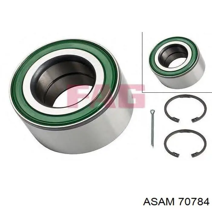 Комплект підшипник маточини передньої Asam 70784 ціна, від 10.73 USD