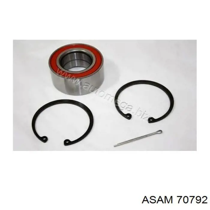 Комплект підшипник маточини передньої Asam 70792 ціна, від 12.48 USD