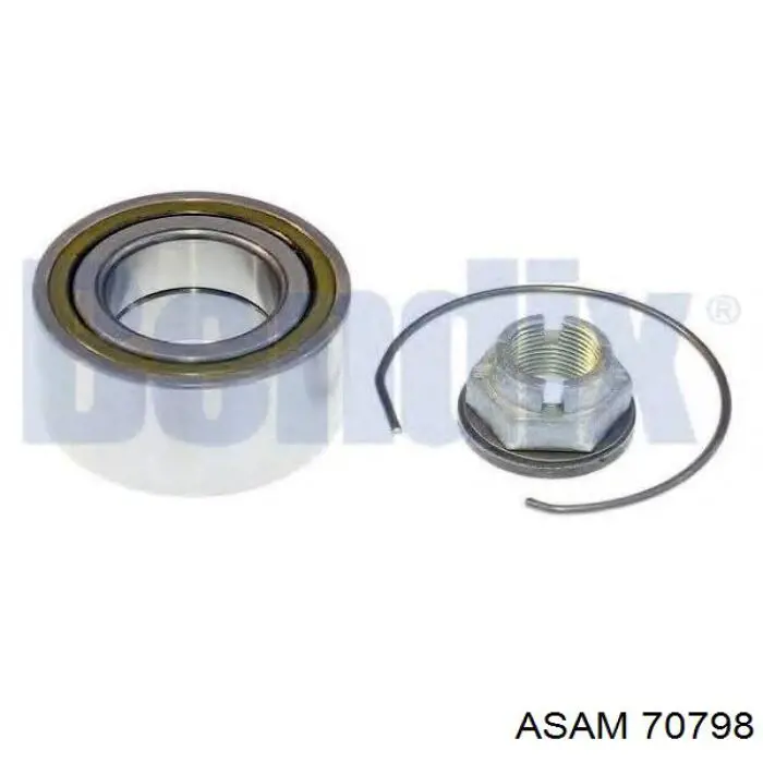 Комплект підшипник маточини передньої Asam 70798 ціна, від 13.37 USD