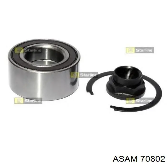 Купити 70802 Asam Підшипник ступиці передньої