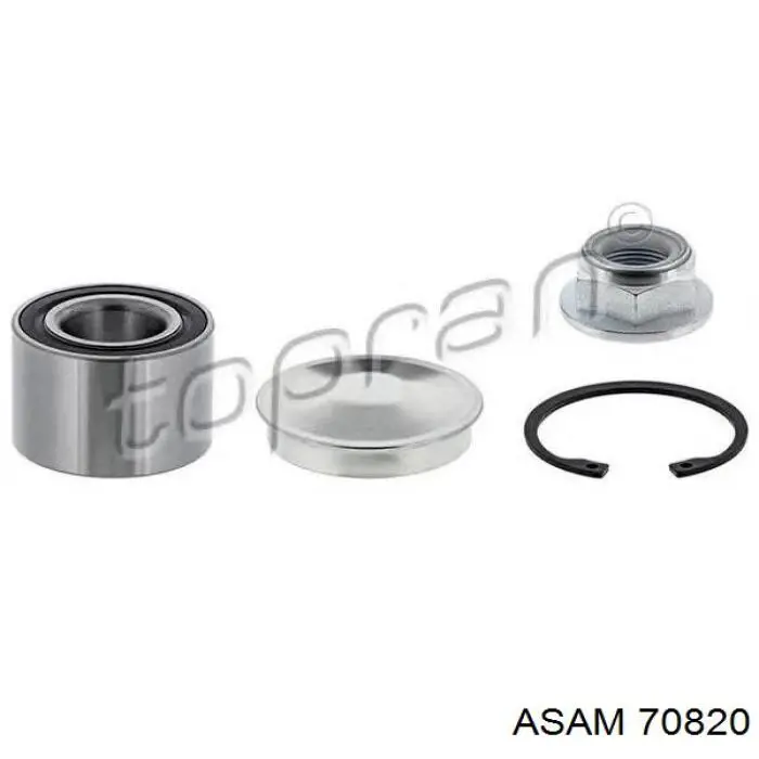 Підшипник маточини задньої Asam 70820 ціна, від 16.06 USD
