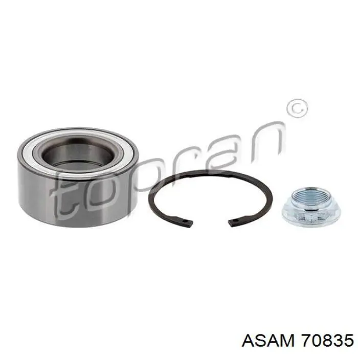 Підшипник маточини задньої Asam 70835 ціна, від 14.76 USD
