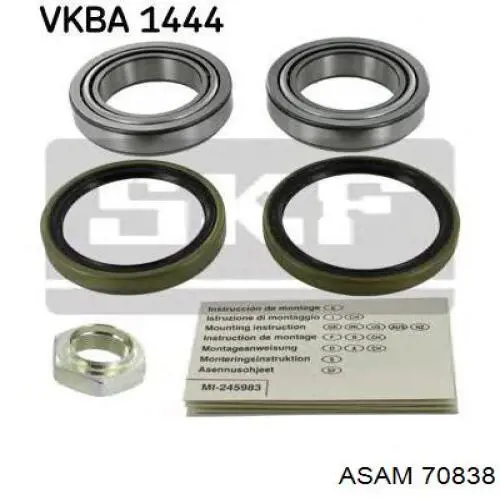Підшипник ступиці 70838 Asam