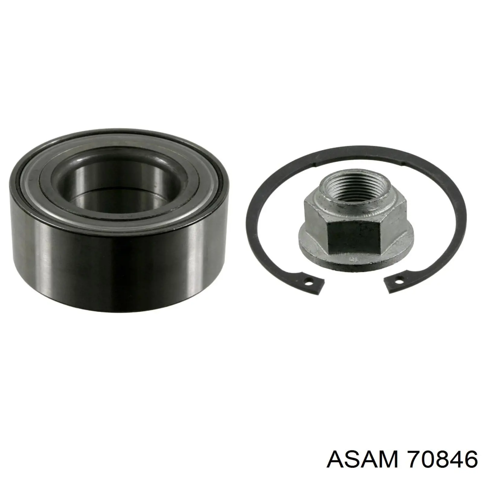 Підшипник маточини передньої/задньої Asam 70846 ціна, від 19.28 USD
