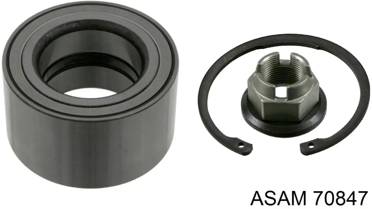 Комплект підшипник маточини передньої Asam 70847 ціна, від 26.63 USD