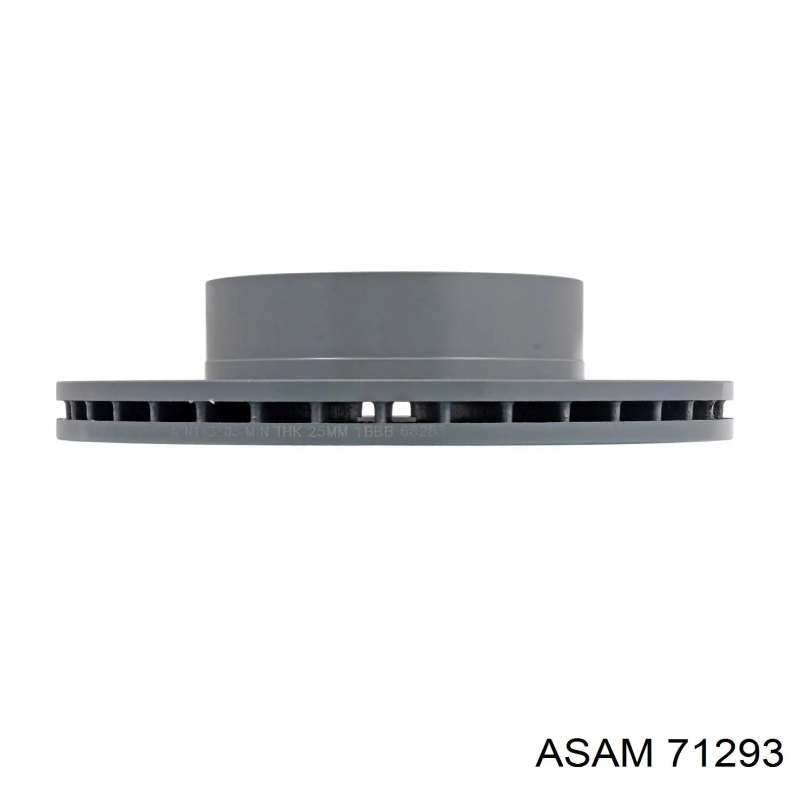 Гальмівні диски передні 71293 Asam