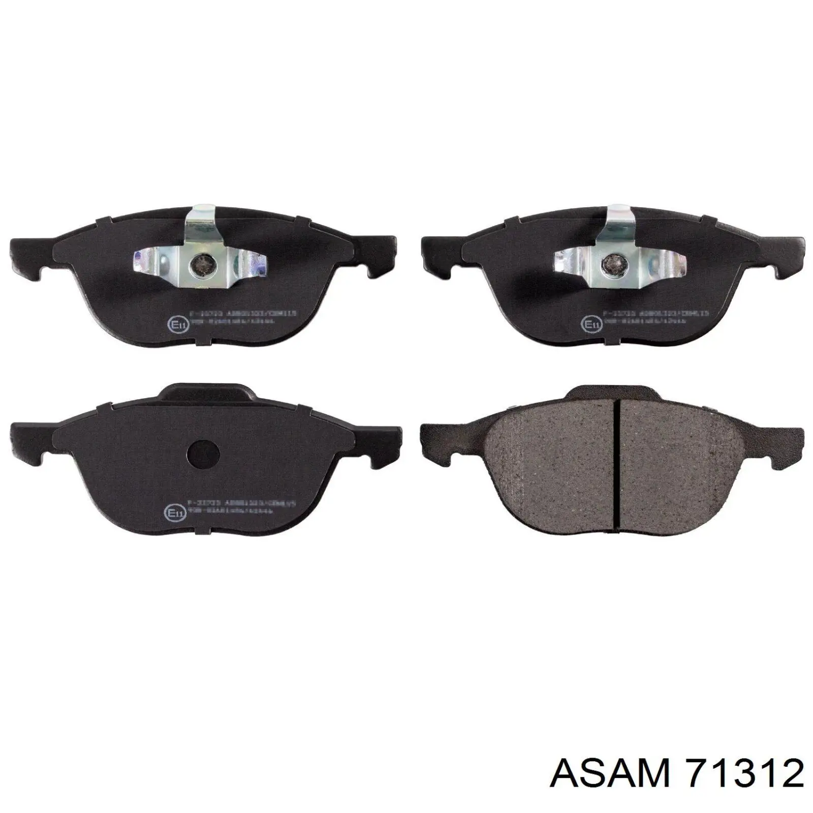 Гальмівні колодки Asam 71312 ціна, від 19.42 USD