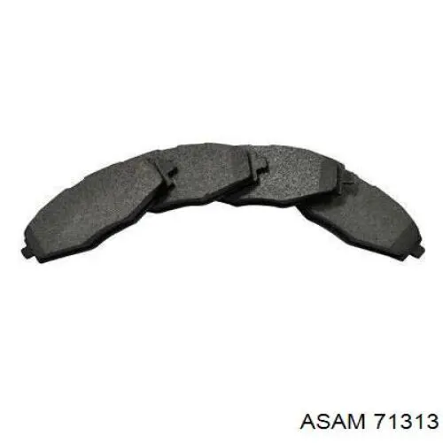 Купити 71313 Asam Задні колодки