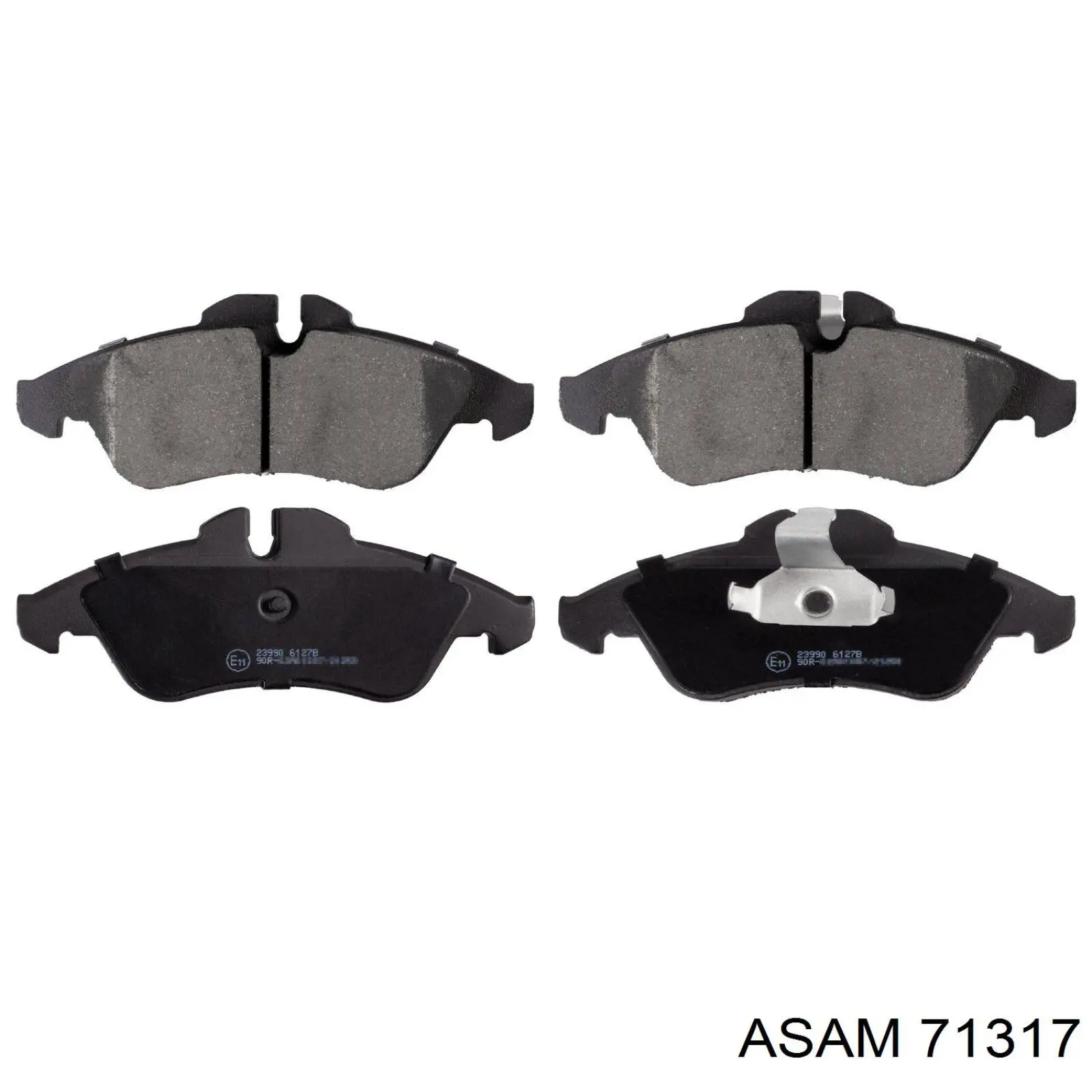 Гальмівні колодки Asam 71317 ціна, від 18.75 USD