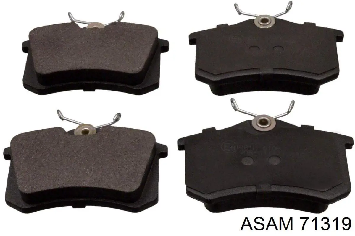 Задні гальмівні колодки Asam 71319 ціна, від 12.72 USD
