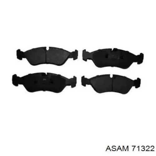 Гальмівні колодки Asam 71322 ціна, від 16.04 USD