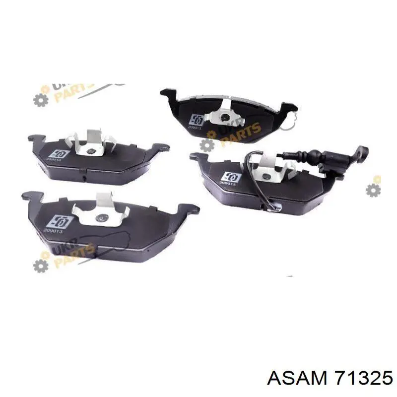 Гальмівні колодки Asam 71325 ціна, від 17.33 USD