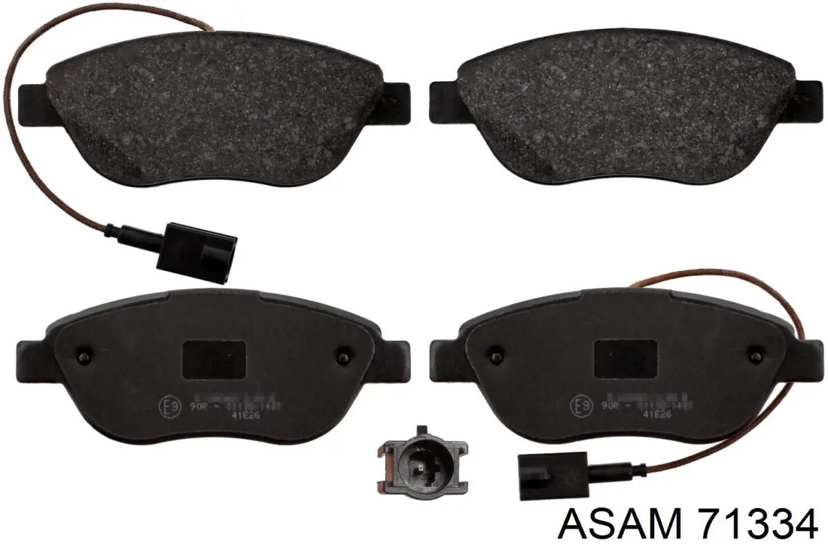 Гальмівні колодки Asam 71334 ціна, від 16.39 USD