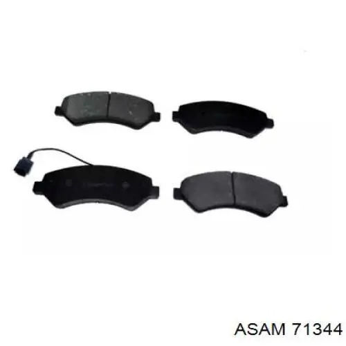 Гальмівні колодки Asam 71344 ціна, від 24.23 USD