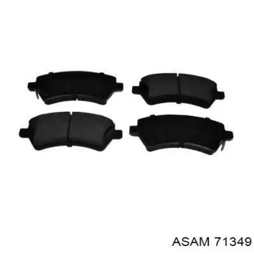 Гальмівні колодки Asam 71349 ціна, від 21.51 USD