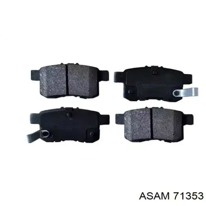 Задні гальмівні колодки Asam 71353 ціна, від 14.25 USD