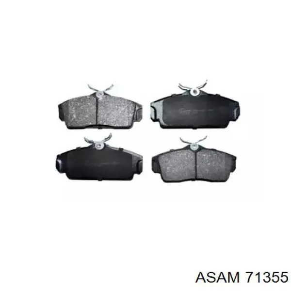 Купити 71355 Asam Колодки гальмівні передні, дискові