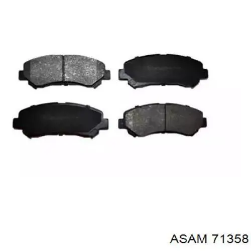 Гальмівні колодки Asam 71358 ціна, від 19.30 USD